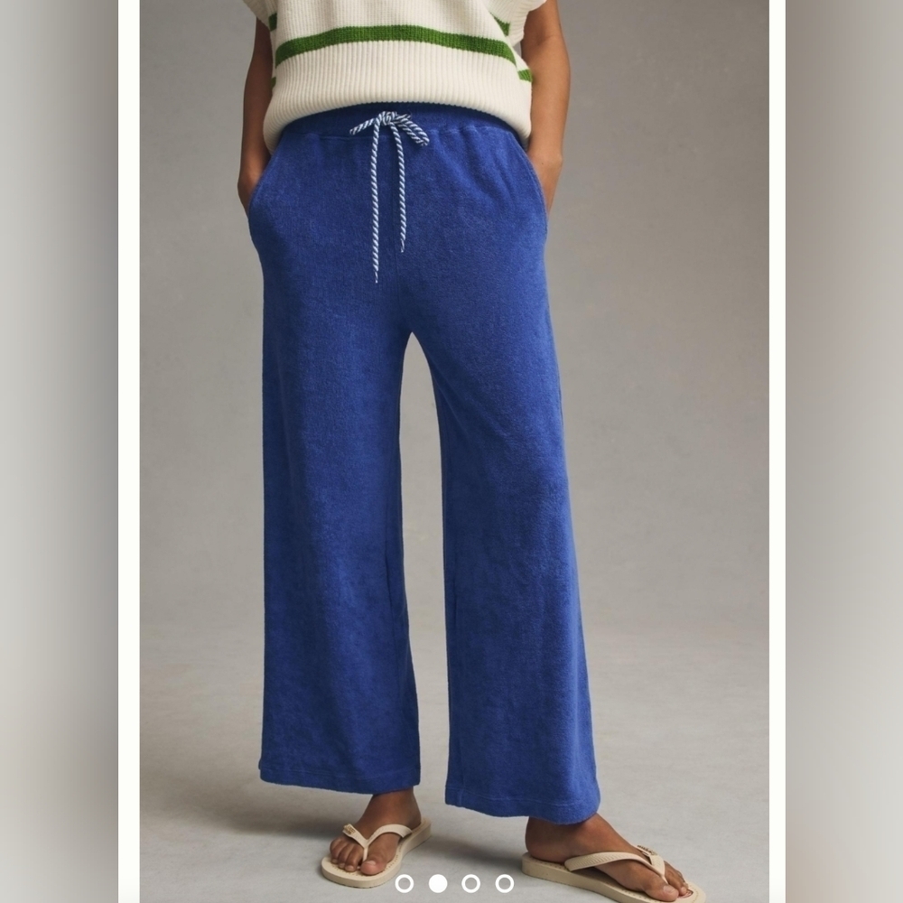 Sundry, High Waist Crop Pant, Regalia (Blue), Size Sundry 1 (Small) - NWT